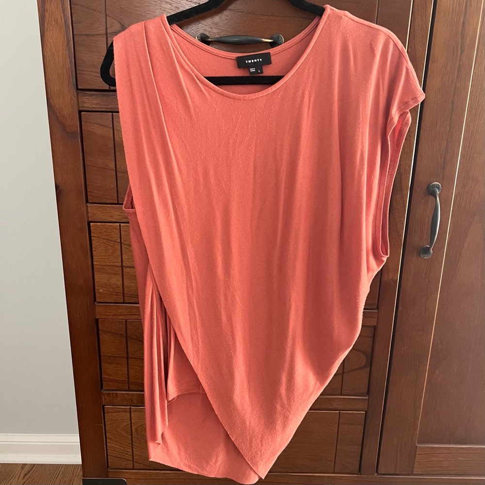 Twenty Asymmetrical Draped Blouse